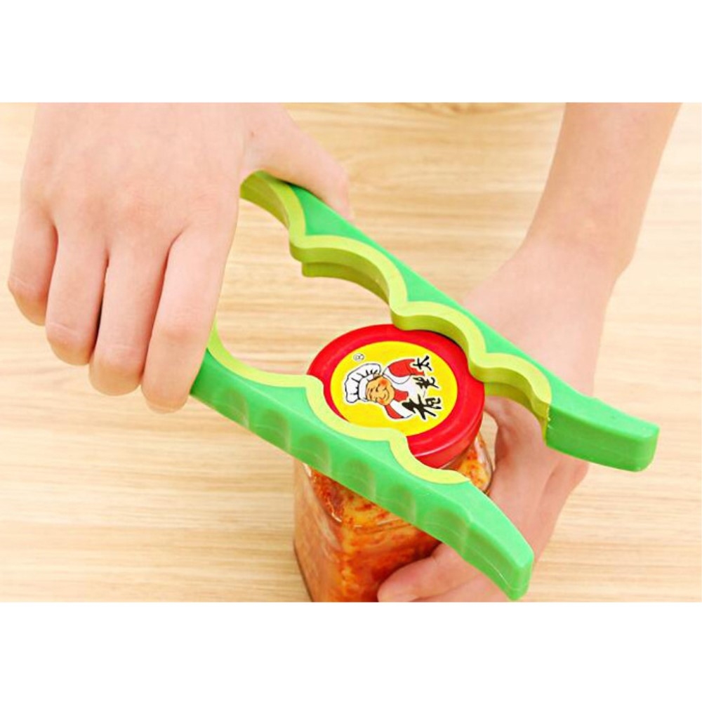 (14cm) Multifunktions Flaschen Öffner Hilfe Senioren Deckelöffner für Dosen / Gläser - Assortiert