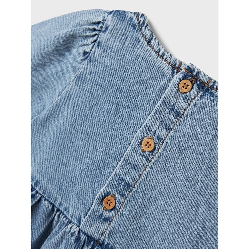 Køb Name It Medium Blue Denim Gemma Loose Denim Kjole