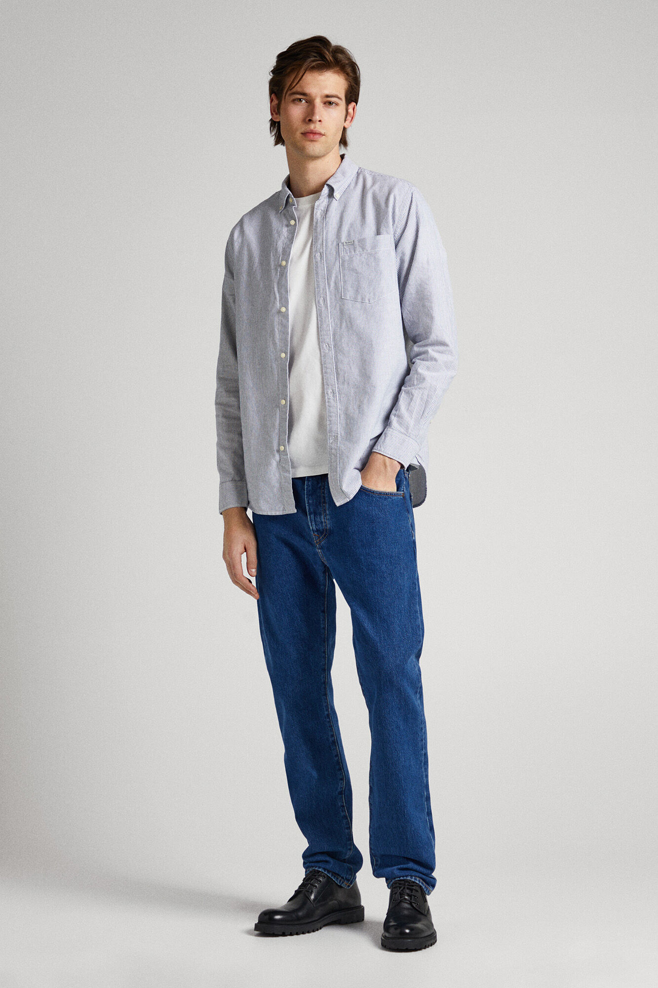 Camisa oxford listrada de Bengala