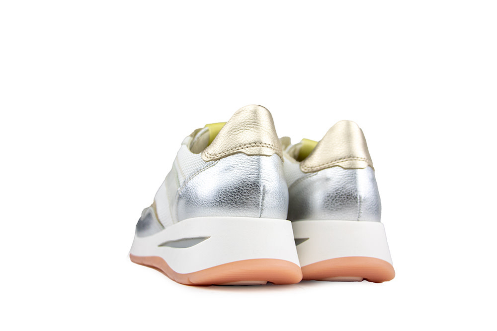 DL Sport Sneaker Doha Argento Chic Bianco