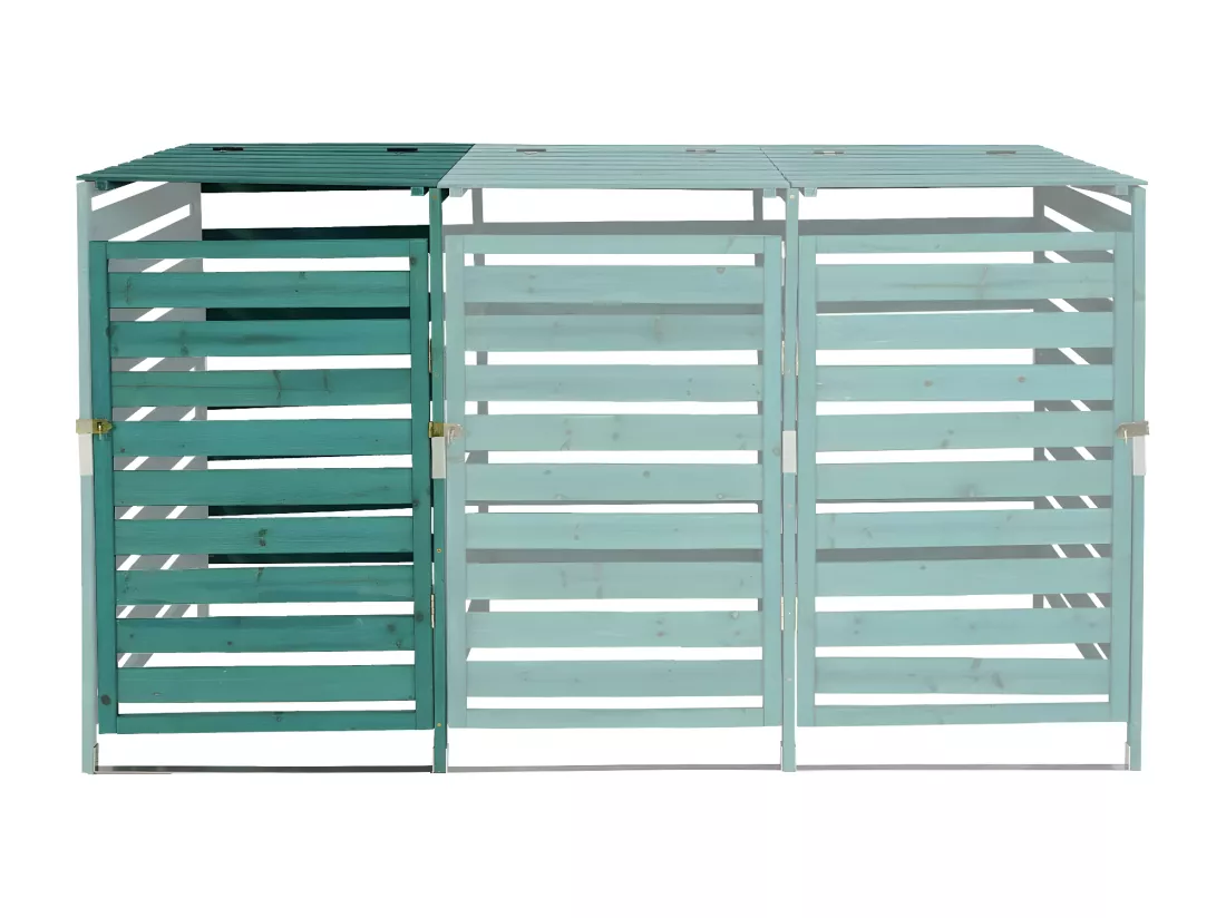 Extension pour cache-poubelle MCW-H62, vert foncé