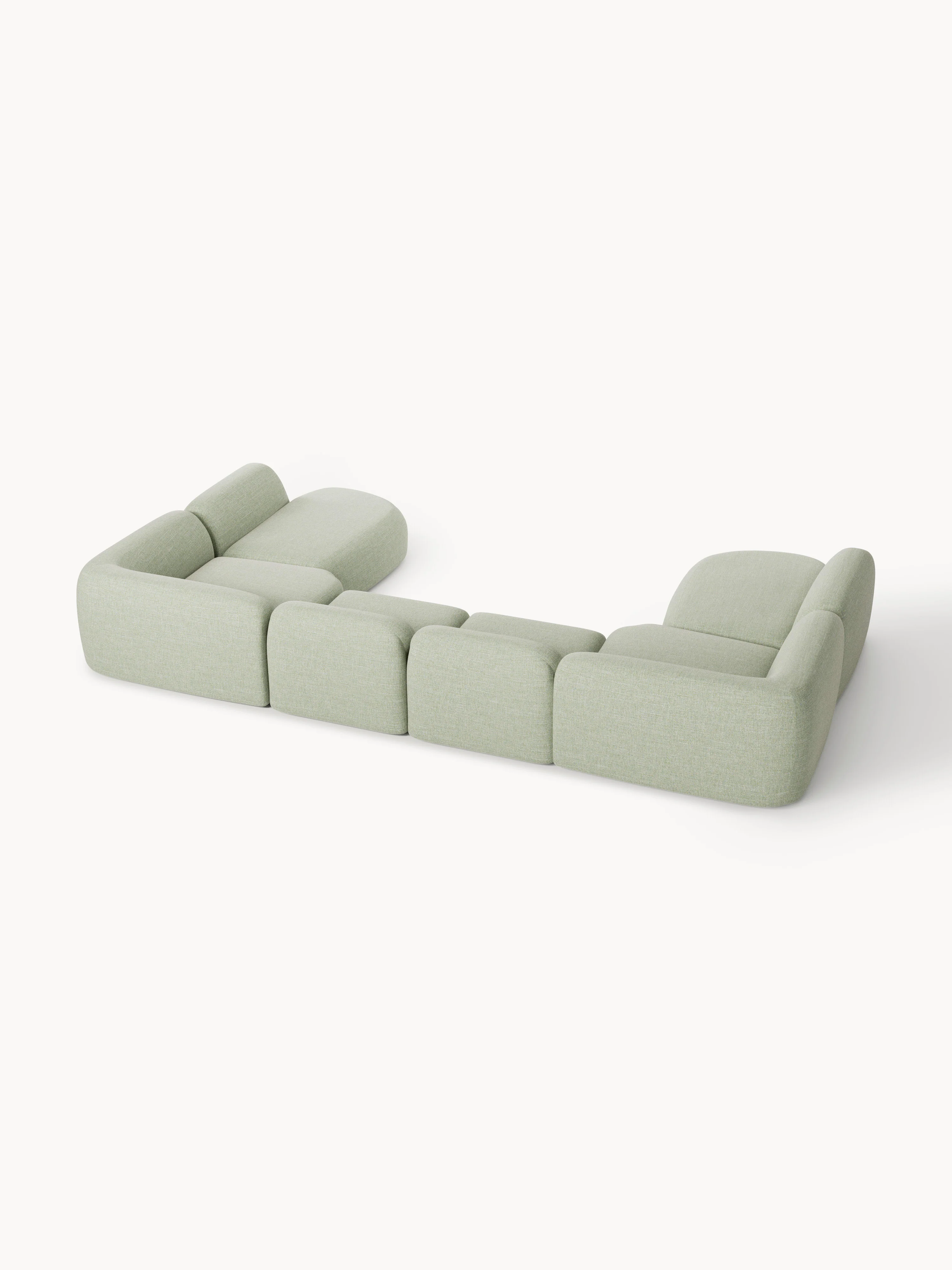 Modulaire bouclé XL bank Wolke