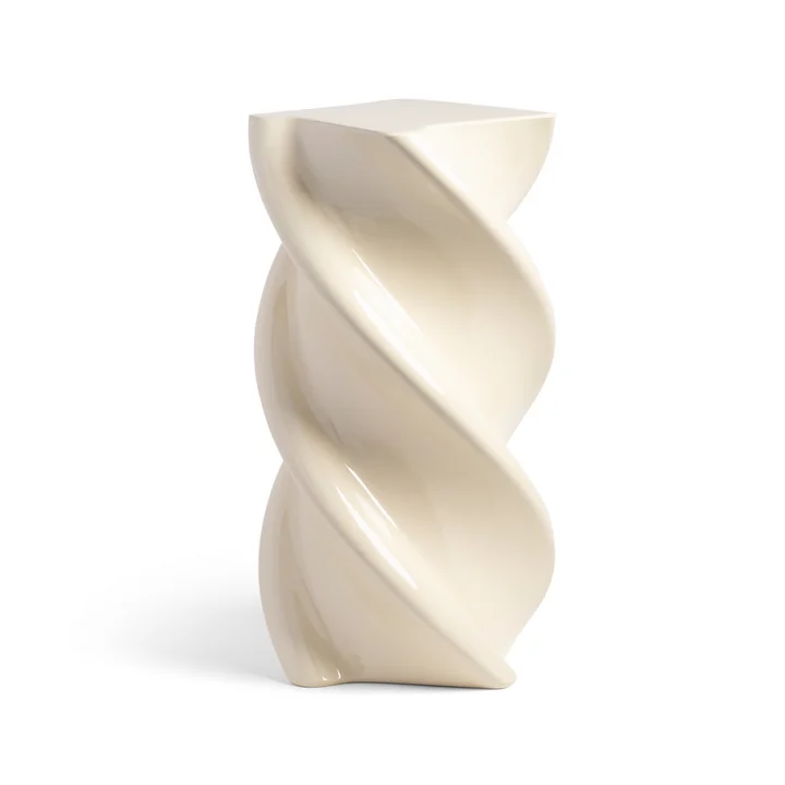 &klevering - Marshmallow Beistelltisch 54 x Ø 29,5 cm, off-white