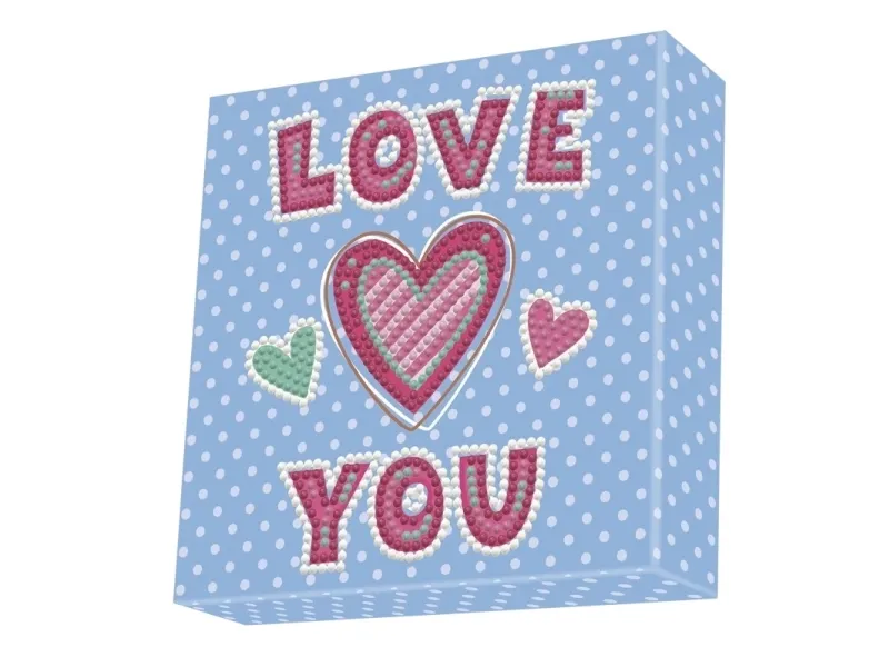 Diamond Dotz Box 15 x 15 cm - Love You