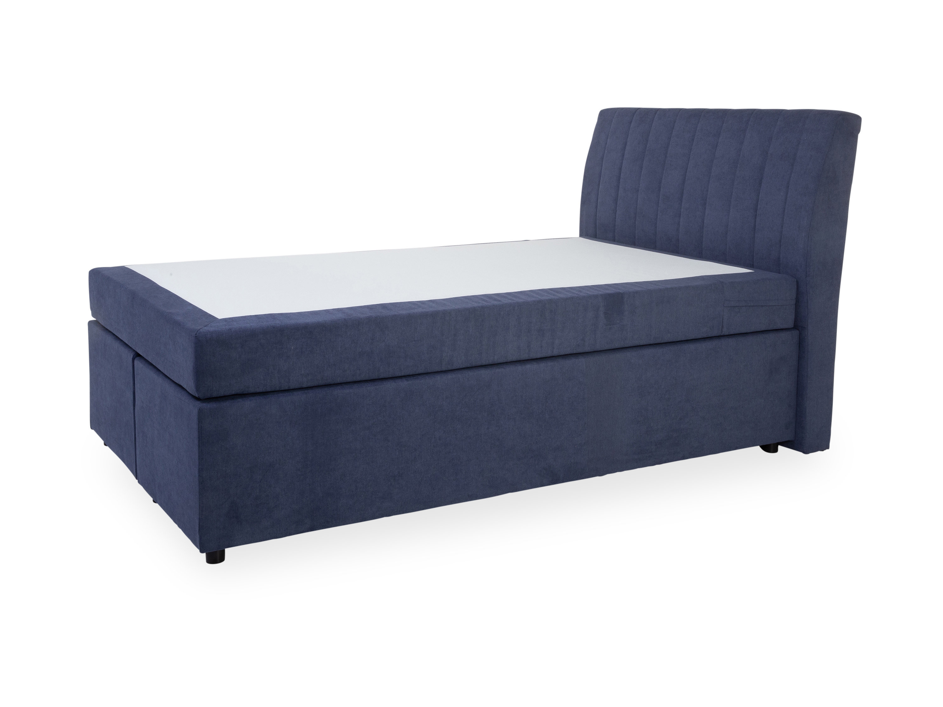 Boxspringbett vito BRILLANT 120X200 H2 9696 blau