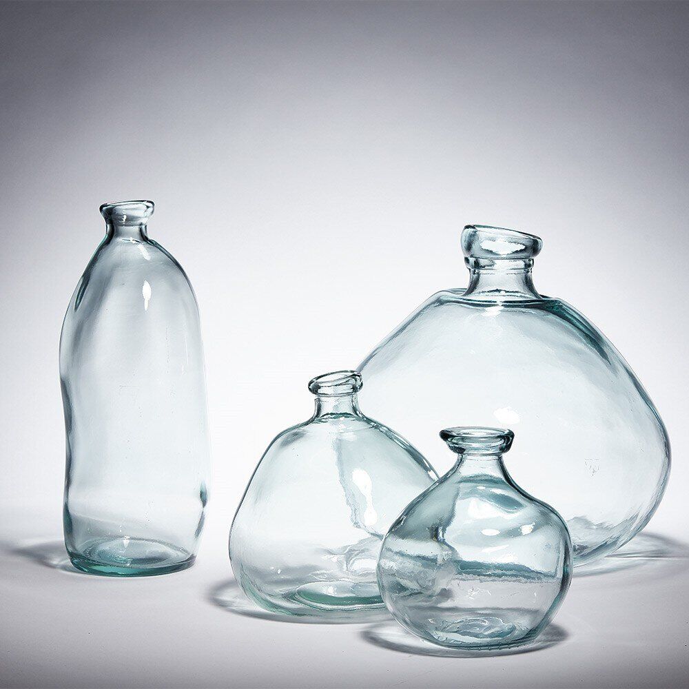 Vase Dame Jeanne Simplicity transparent Ø18 x H16 cm