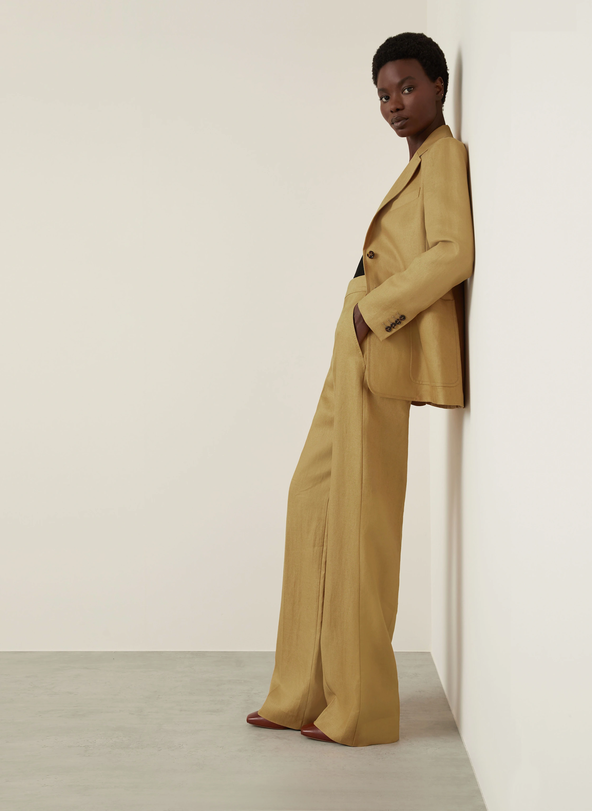 Max Mara Marlenhose AVERSA aus Leinen