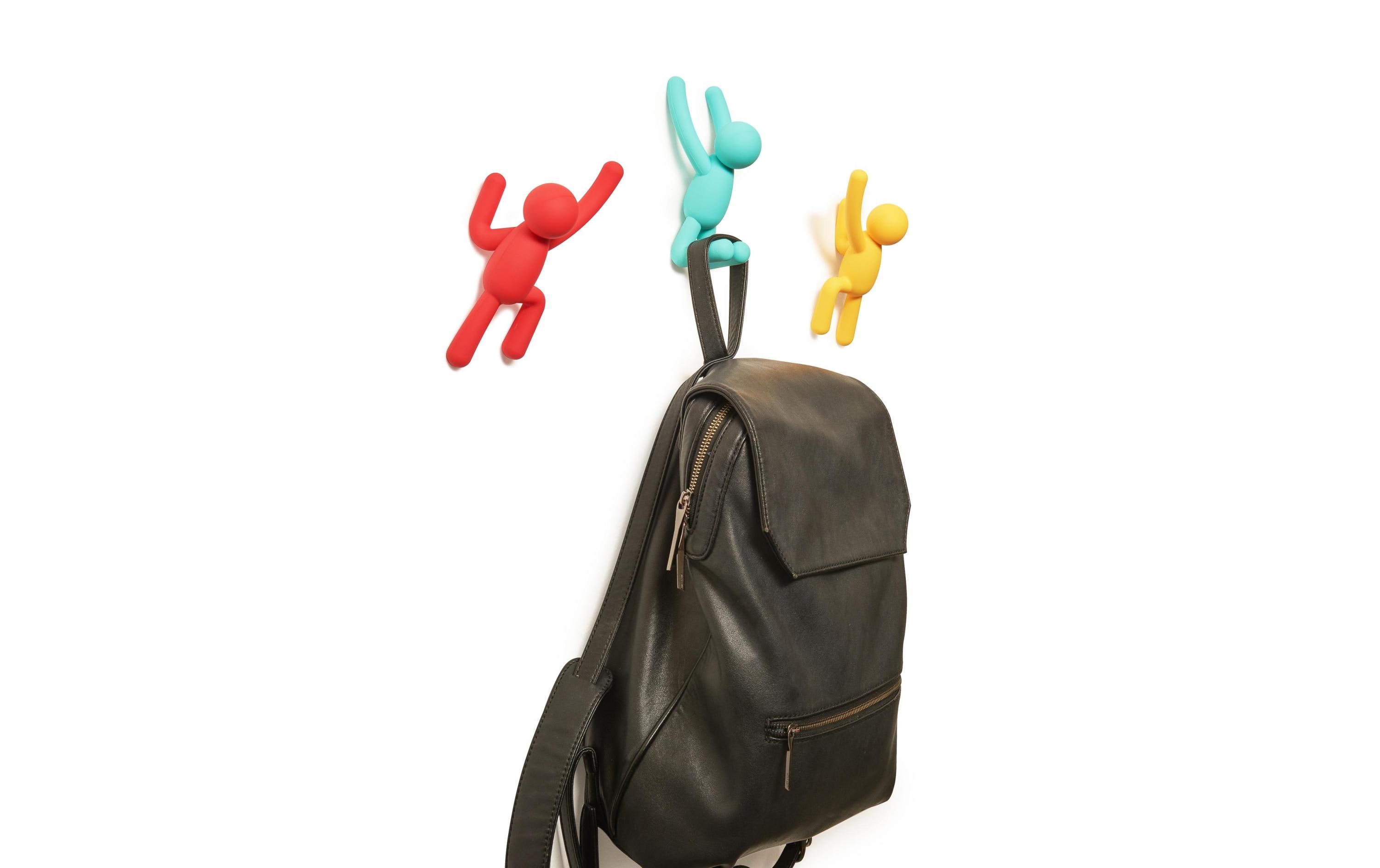 Wandhaken Buddy MehrfarbigWandhaken aus Acrylnitril-Butadien-Styrol (ABS), Mehrfarbig