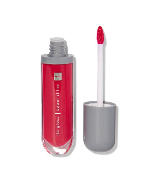 gloss à lèvres super brillant bright red
