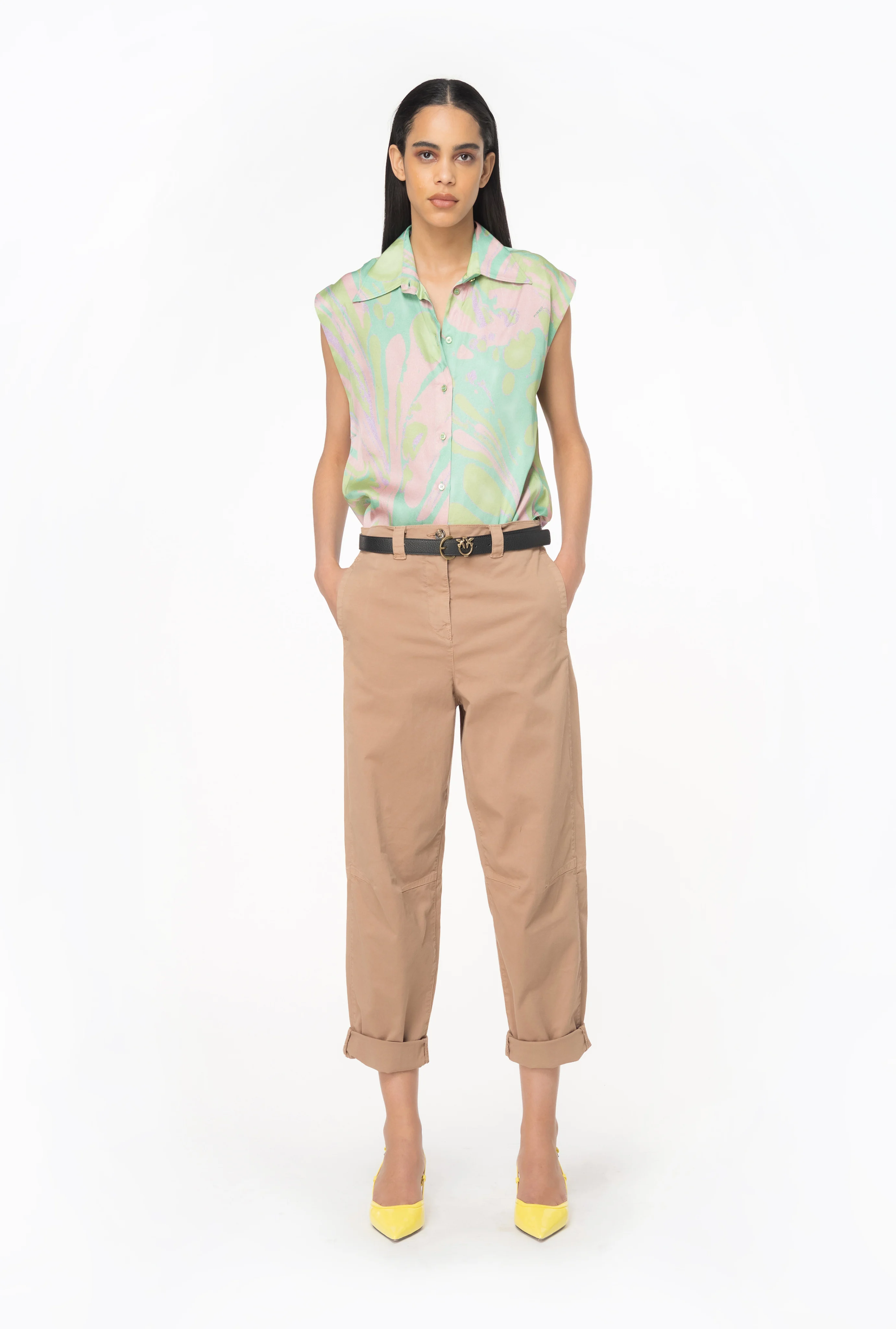 Chemise à mancherons et imprimé splash | Multicolore