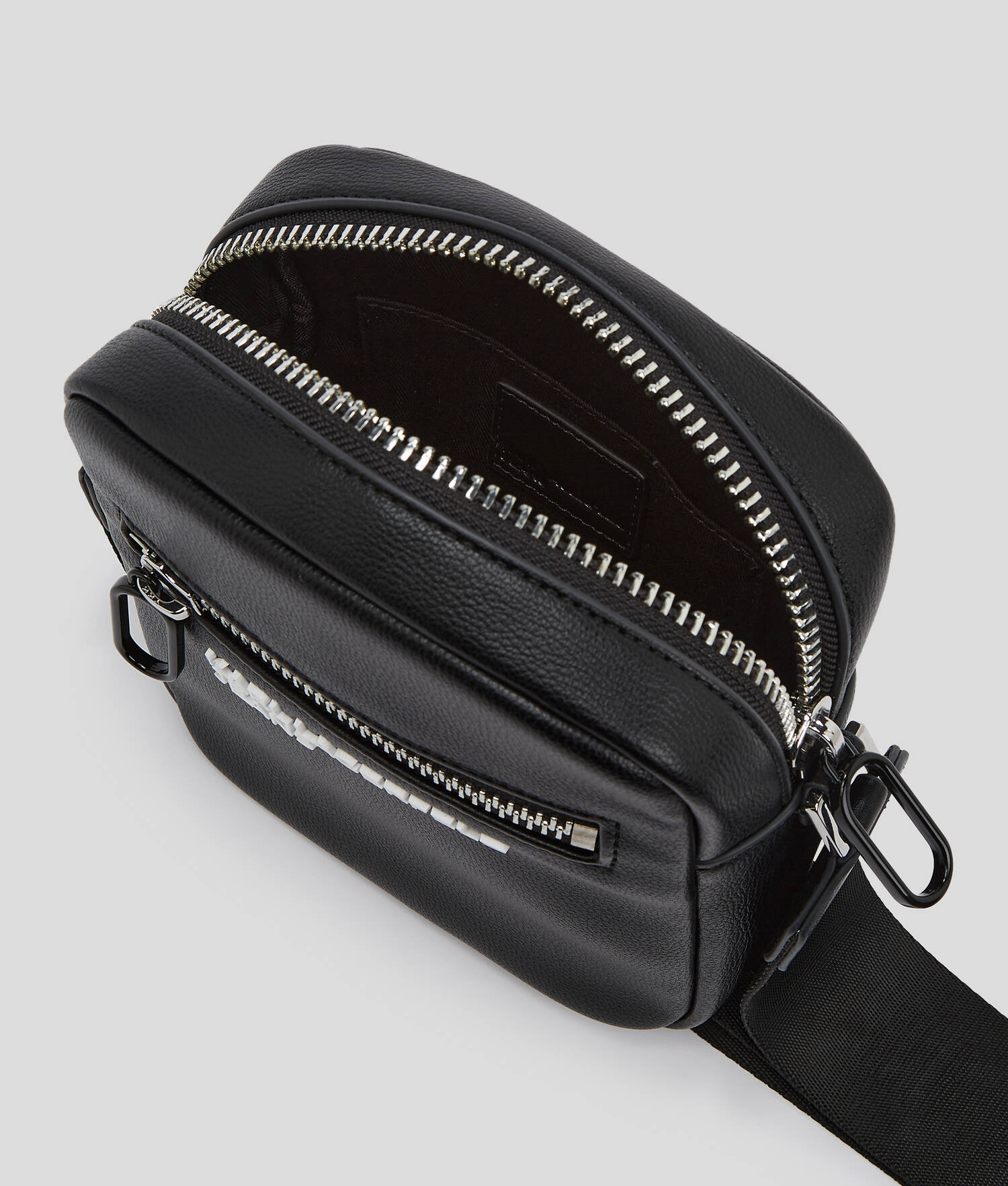 SAC BANDOULIÈRE EN SIMILI CUIR - Noir