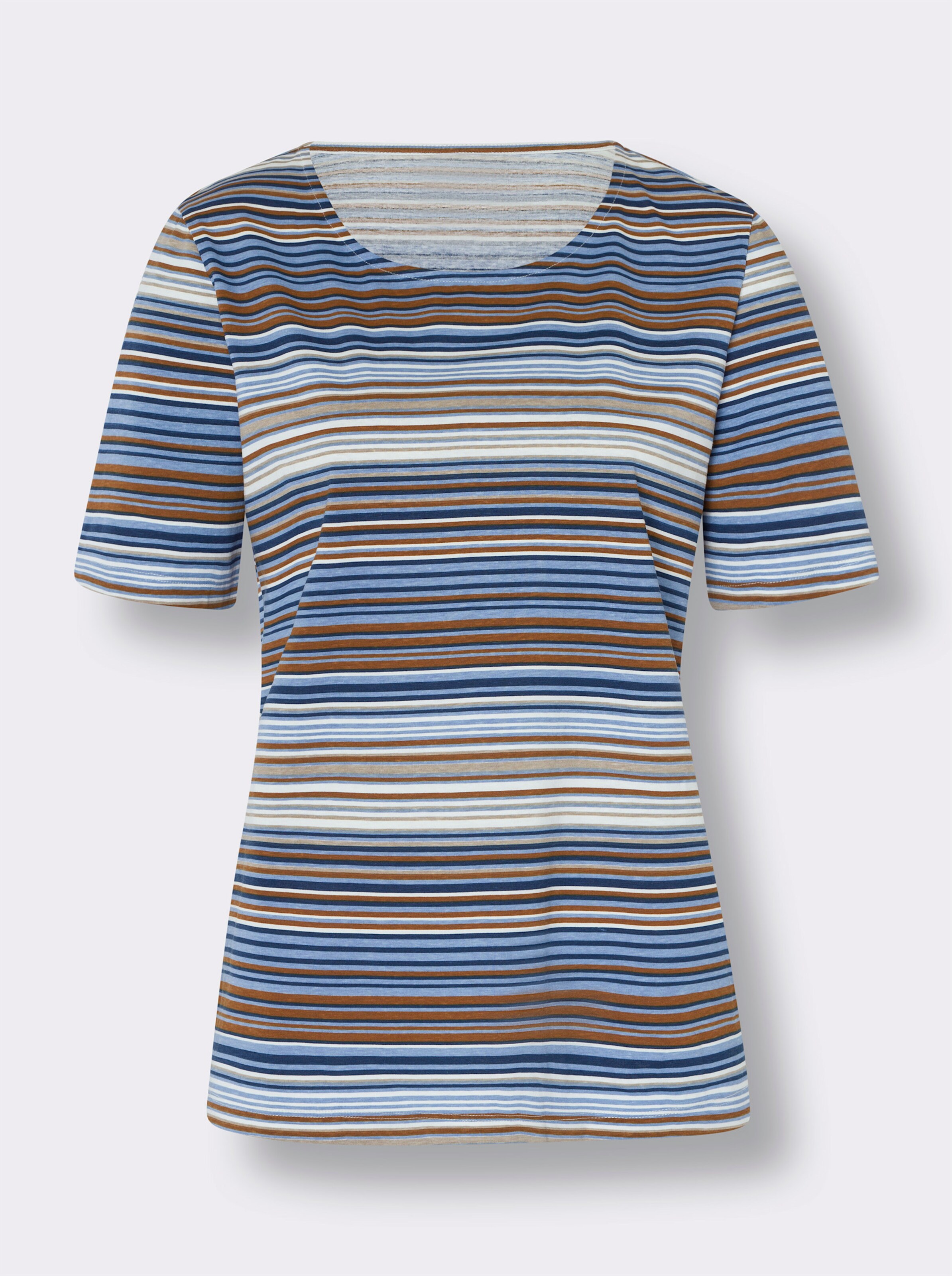 Ringelshirt aus reiner Baumwolle