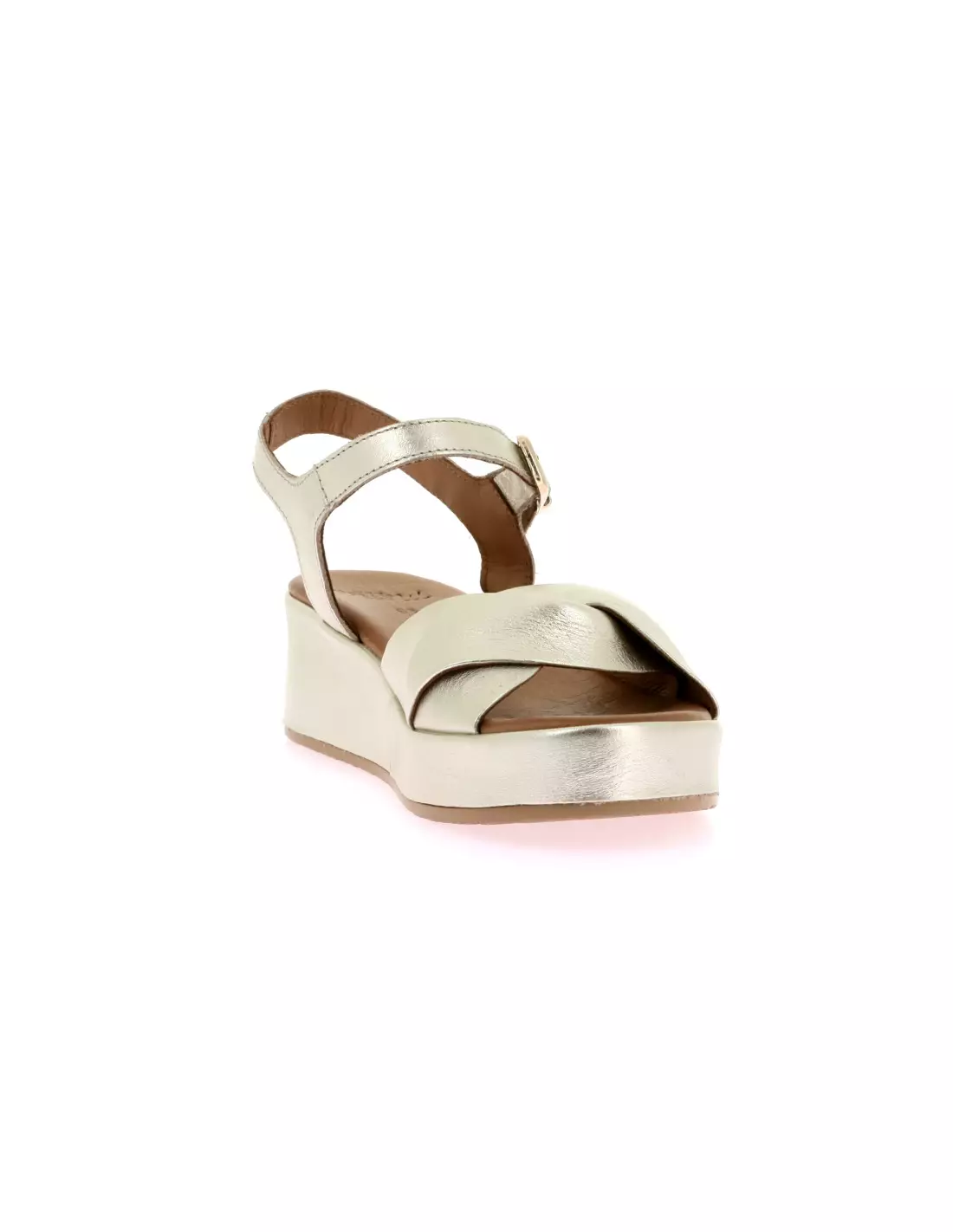 MAISON MANSA GARANT - Sandales & nu-pieds Platine