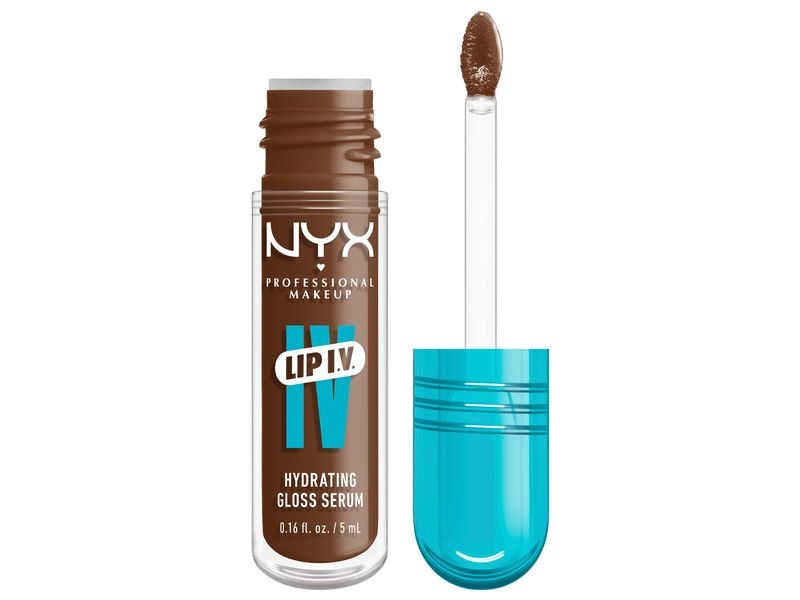 NYX Professional Makeup Lip Gloss IV Serum feuchtigkeitsspe Pflegender Lippenbalsam mit Vitaminen