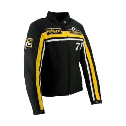 Blouson Helstons STURGIS - Noir / Jaune