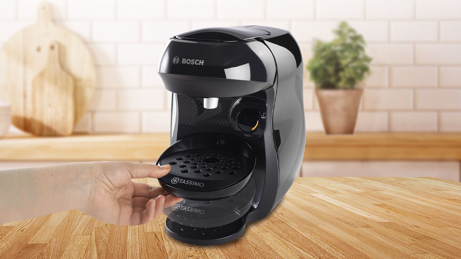 # PRODUTO RECONDICIONADO # TASSIMO HAPPY TAS1002N--B Máquina de Café Multibebidas