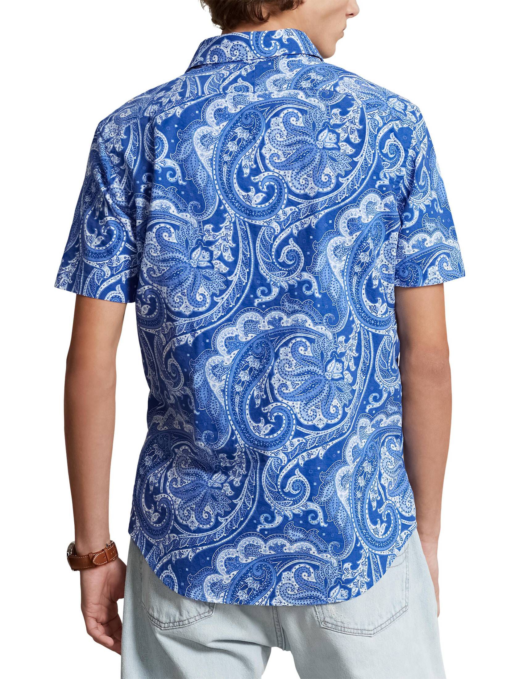Polo Ralph Lauren| Herren Hemd Custom Fit Kurzarm
