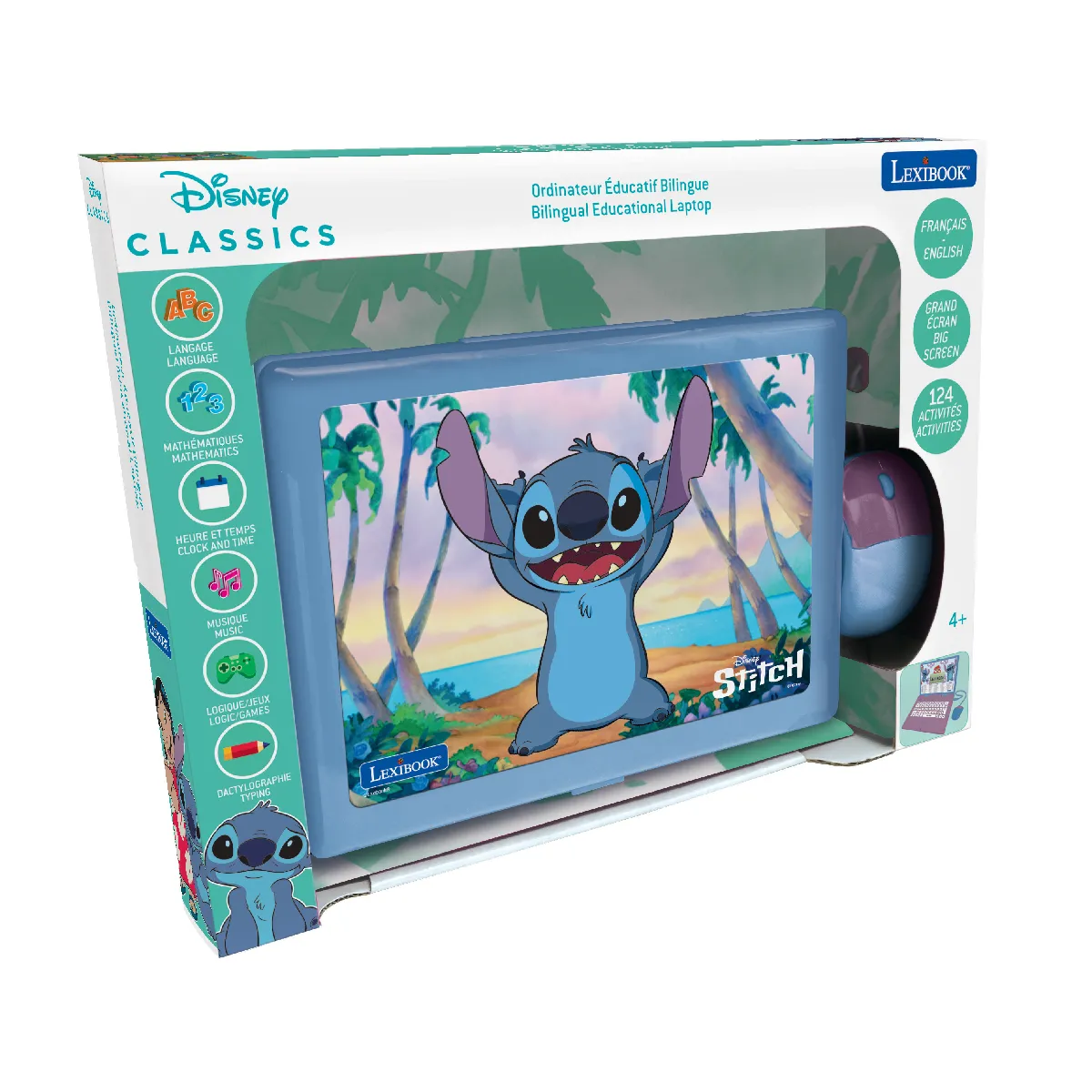Lexibook Ordinateur Educatif Stitch Bilingue