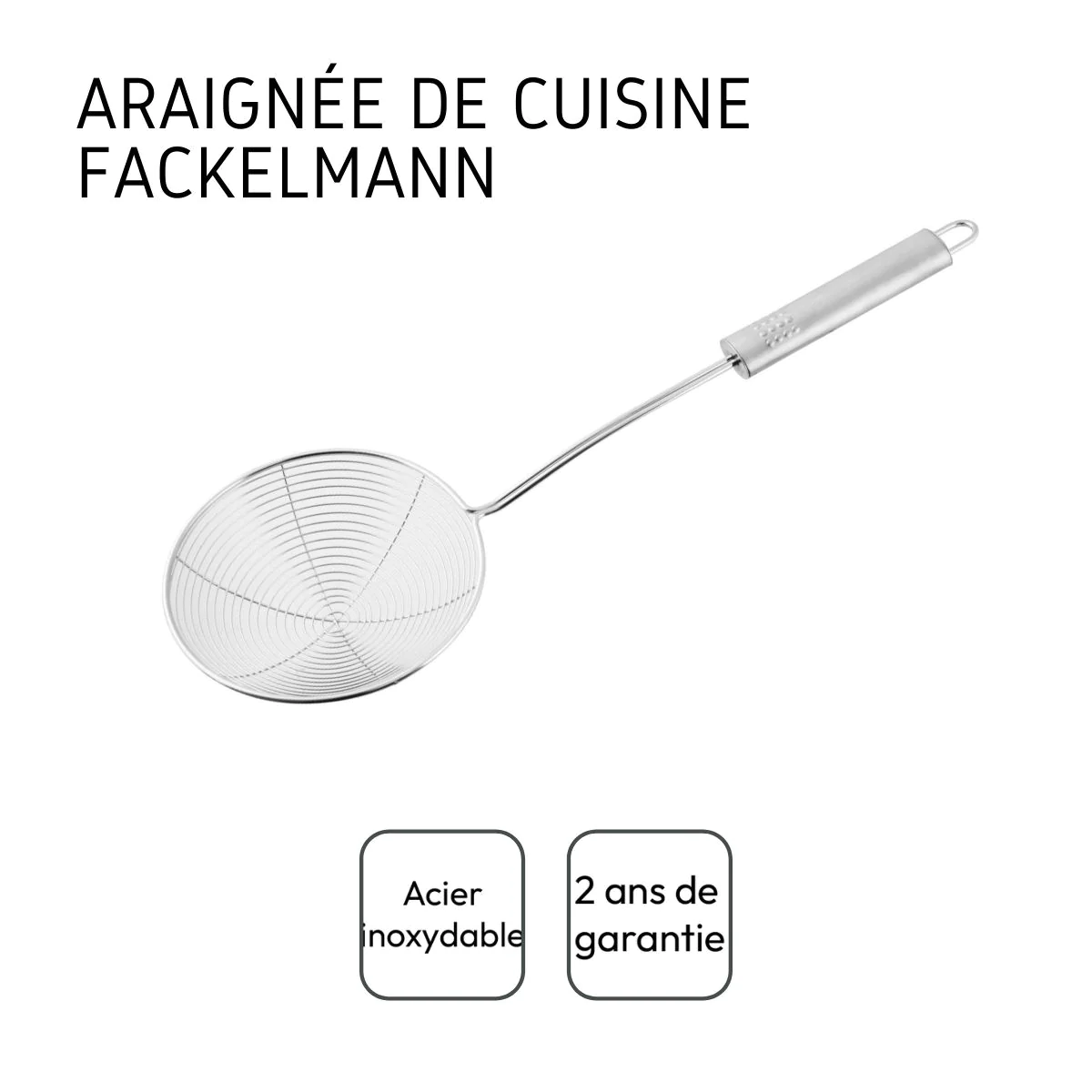 Araignée de cuisine en inox 36 cm Ovale Limited Edition Fackelmann