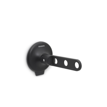 Brabantia kledinghaak inklapbaar zwart 3 hangers