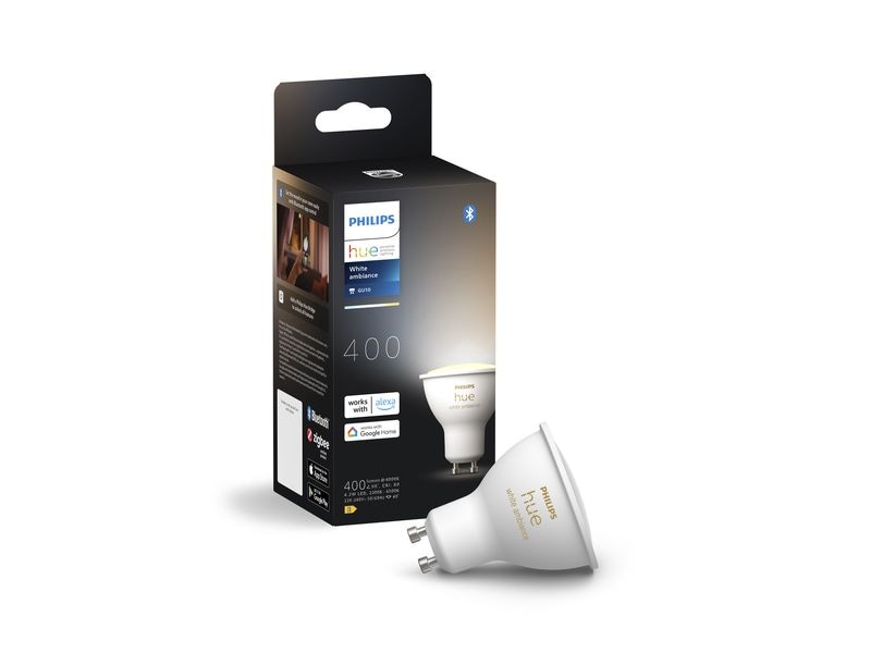 Philips Hue White Ambiance GU10 Einzelpack Schönere Momente in smarter Beleuchtung