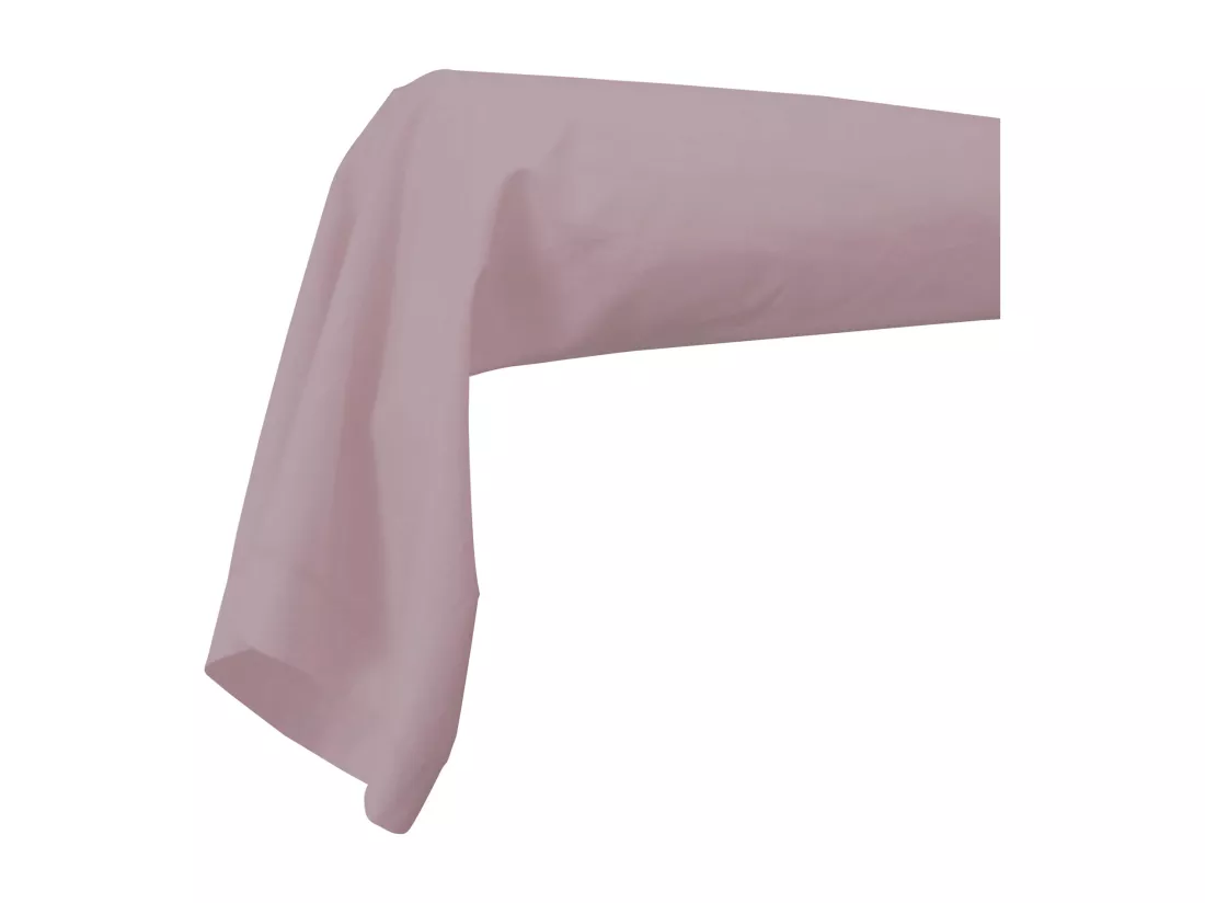 Housse de traversin percale 86 x 190 cm unie