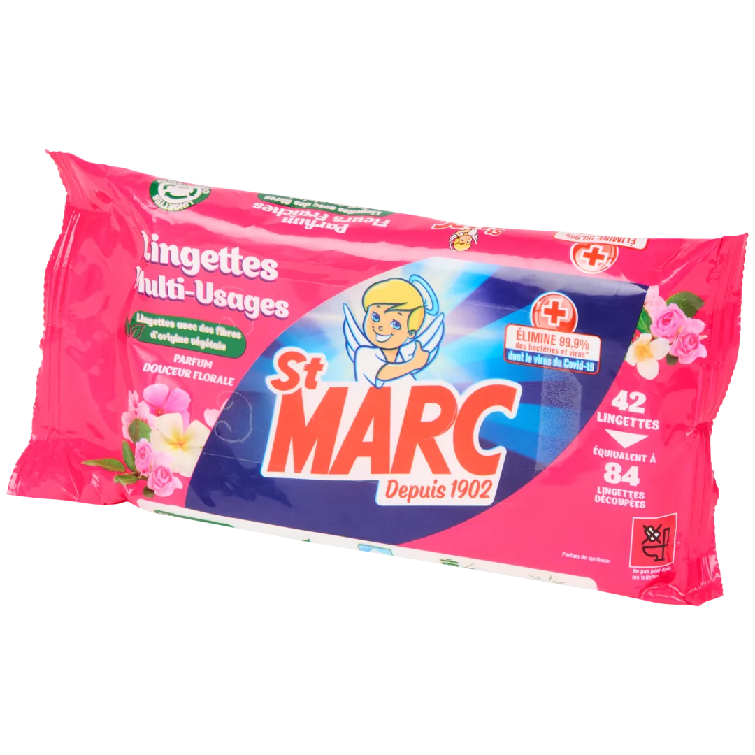 Lingettes nettoyantes St.Marc