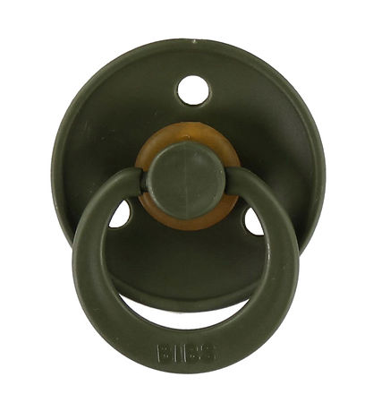 BIBS Colour Schnuller - Gr. 2 - 2er-Pack - Rund - Sage/Hunter Gr
