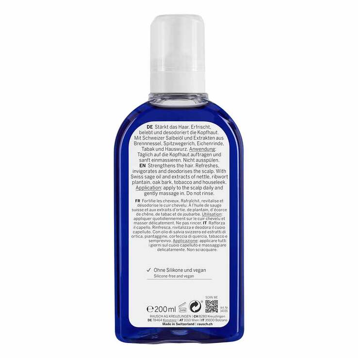 Rausch Silberglanz-Kopfhaut-Tonic mit Salbei, 200 ml