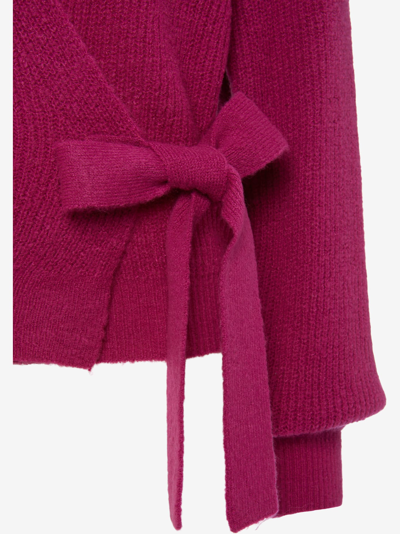 Veste cache-cœur en tricot veste en tricot à nouer