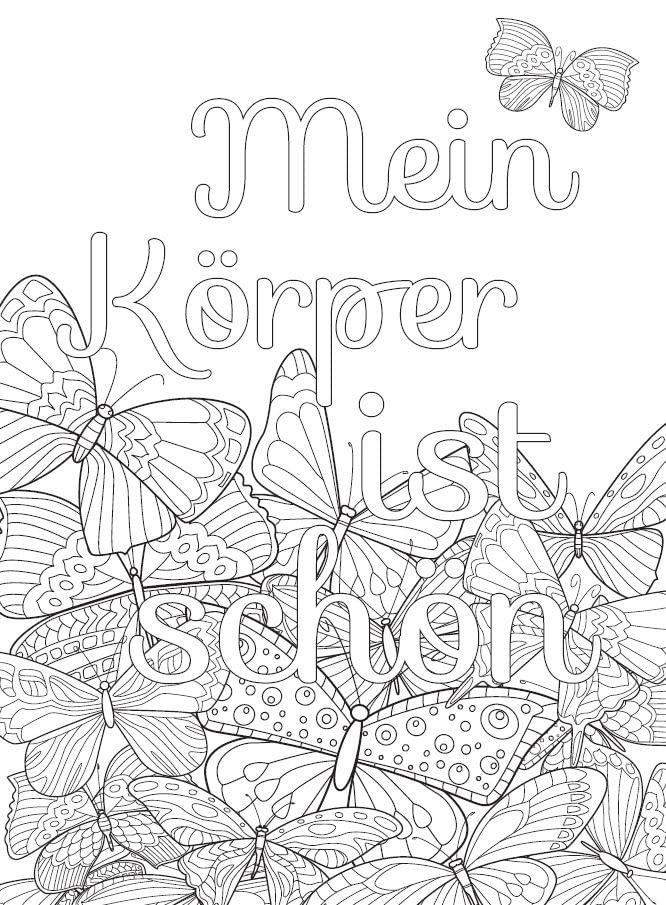 (261x191mm) Anti Stress Malbuch Yuna Verlag Kreatives Zeichnen für Erwachsene (37582867) - Selbstliebe
