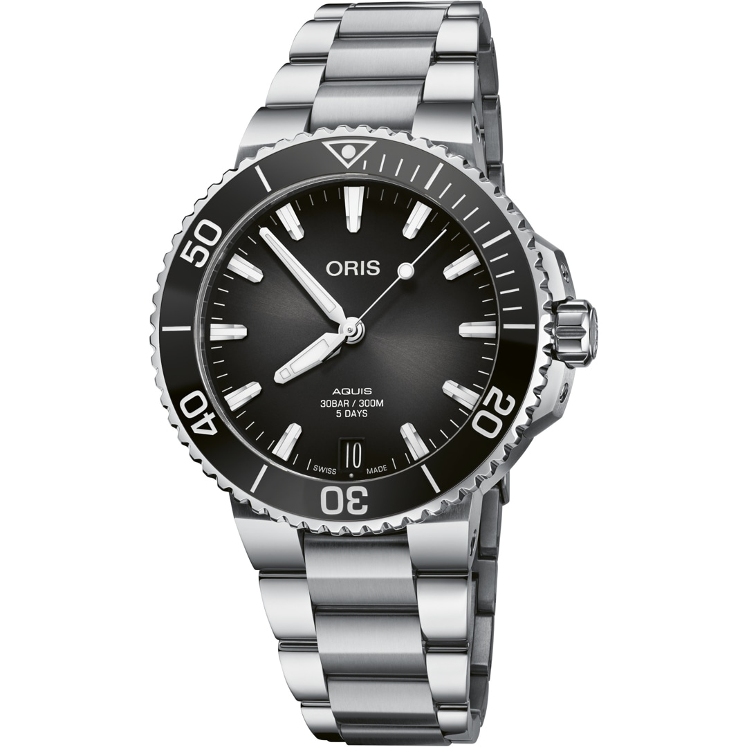 Oris Aquis Date Calibre 400 Schwarz Ø 41.5mm
