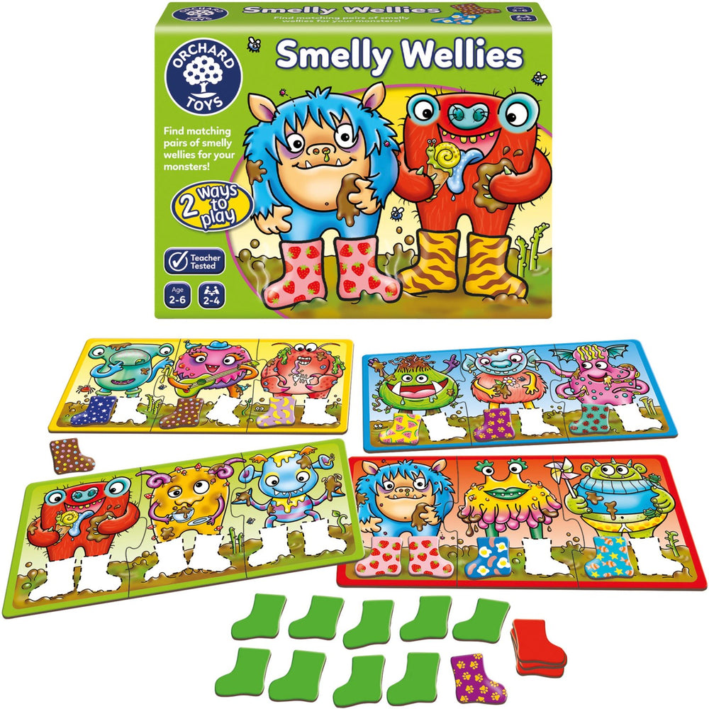 Køb Orchard Toys Stinkende Støvler Spil