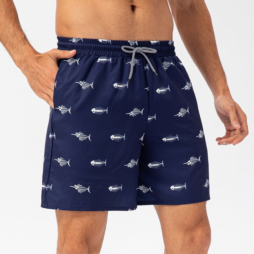 FoxFlair - Snel drogende strandshort met trekkoordtaille