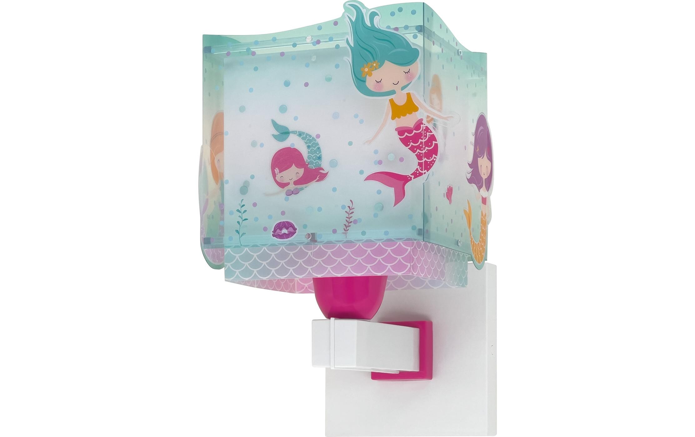 Wandleuchte MermaidsWandlampe mit Doppelschirm für Kinderzimmer