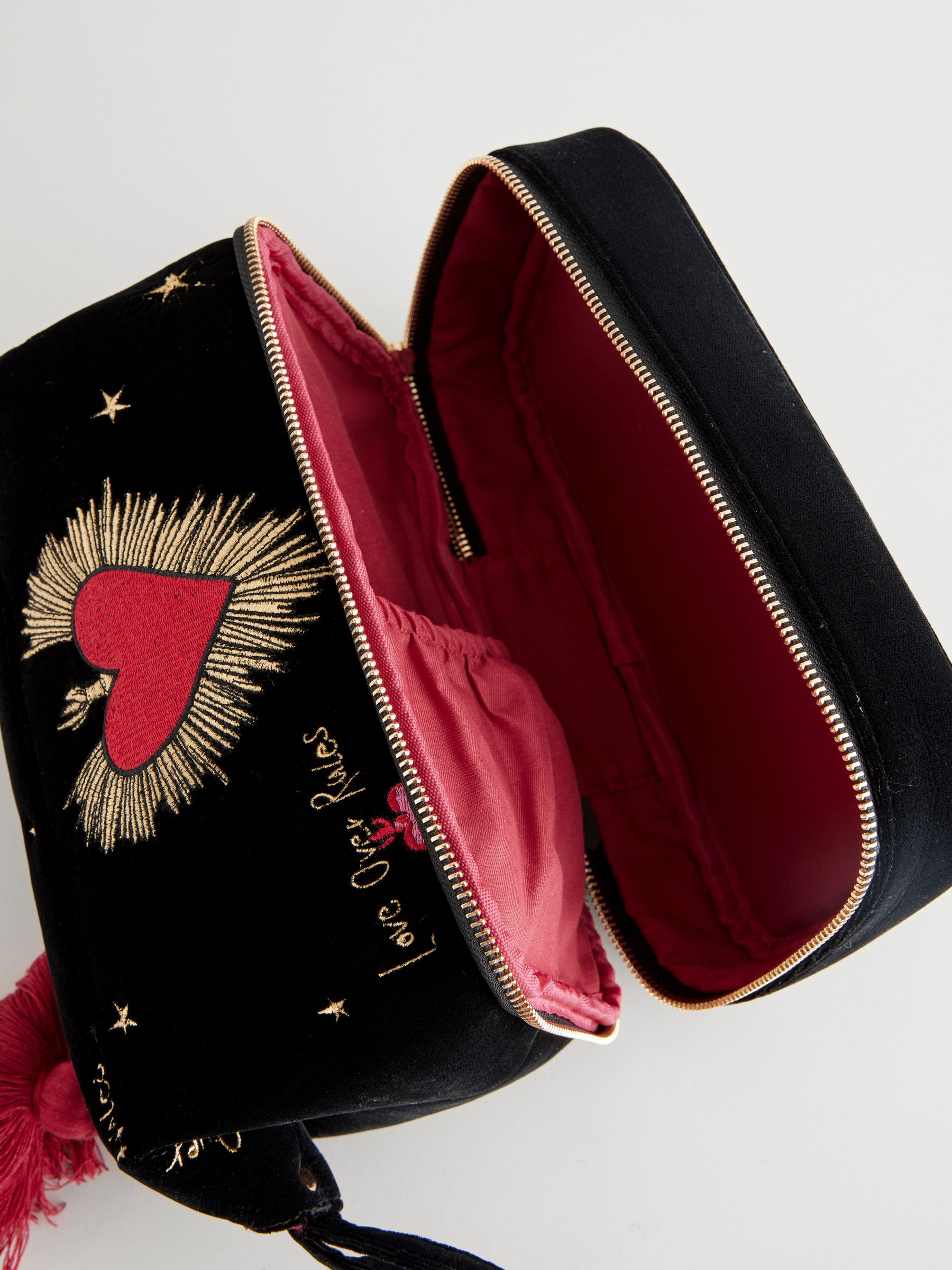 Rockett St George Velvet Washbag
