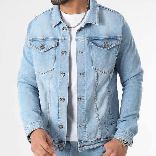 Ensemble Veste Jean Et Jean Regular Fit 2617 3077 Bleu Denim Wash