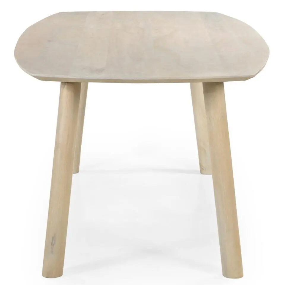 Eettafel Deens Ovaal 170cm - Naturel Mangohout - Leone