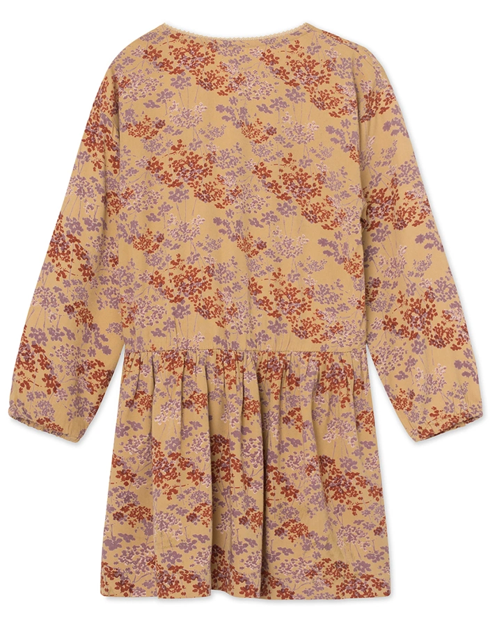 Langarm-Kleid MATANKIE in senf