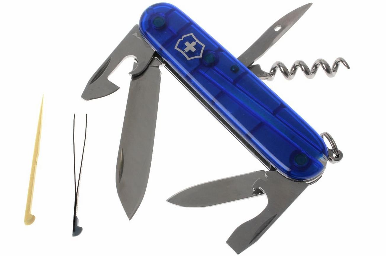 Victorinox Spartan transparant blauw 1.3603.T2 Zwitsers zakmes