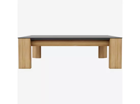 HABITAT - Table basse carrée avec plateau en céramique - Giuliana