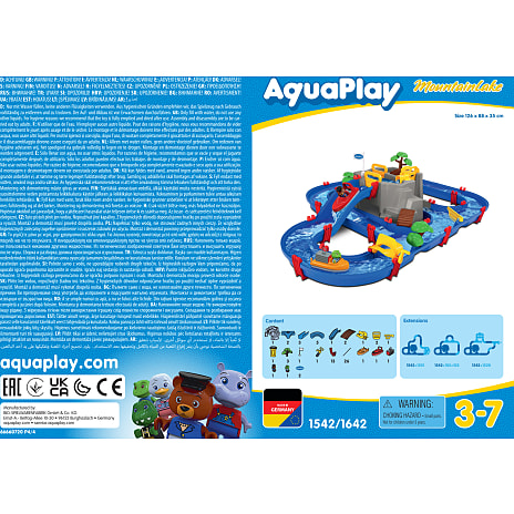 Aquaplay bjergsø 70 dele