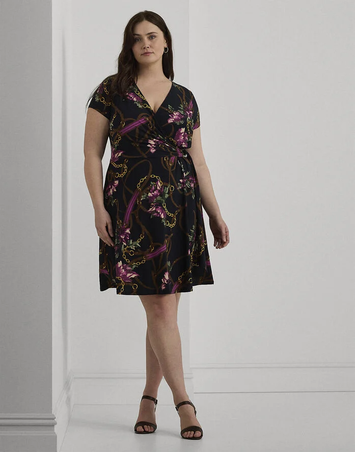 Lauren Ralph Lauren STR CLASSIC JERSEY-DRESS Navy