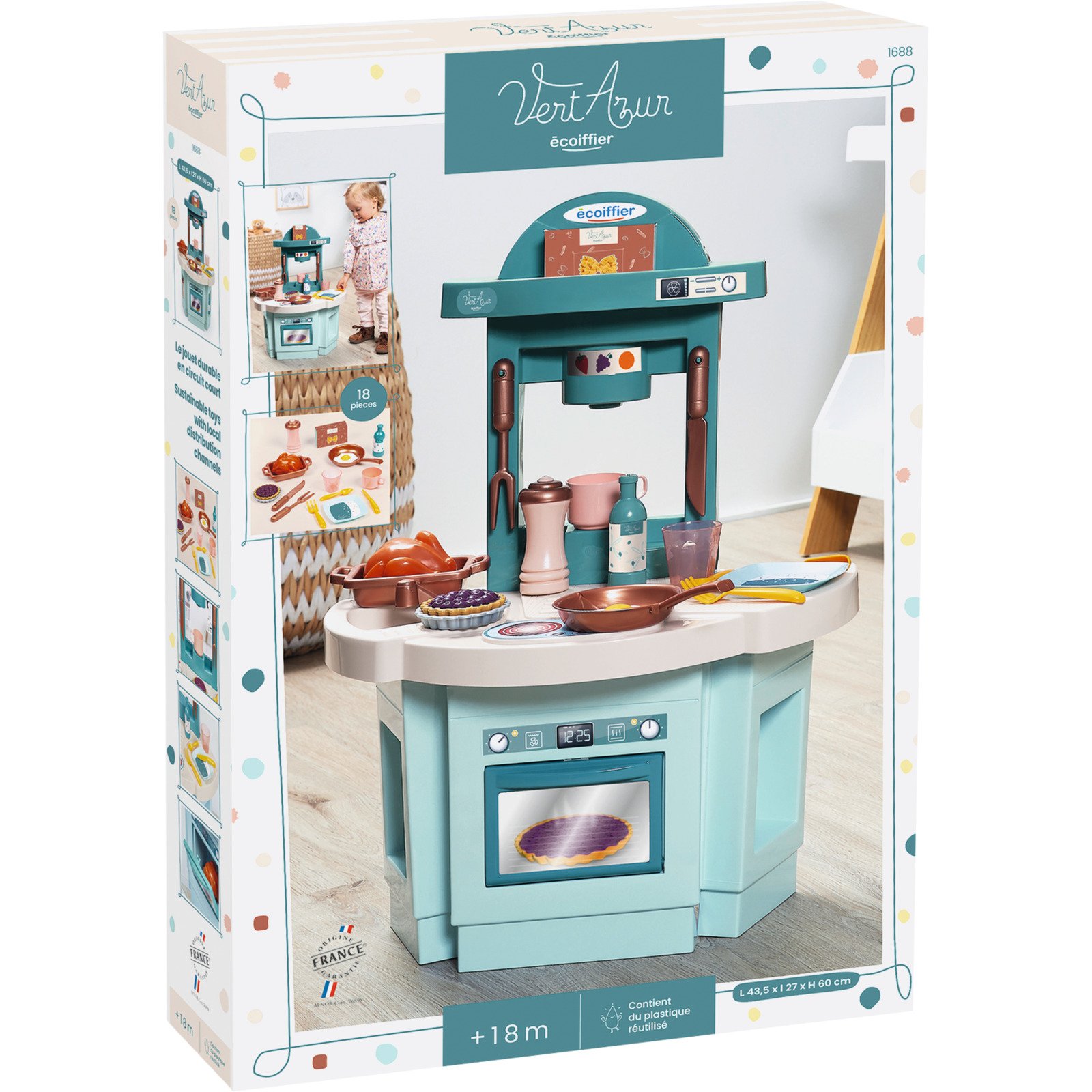 Écoiffier Spielküche Vert Azur Meine Erste Küche