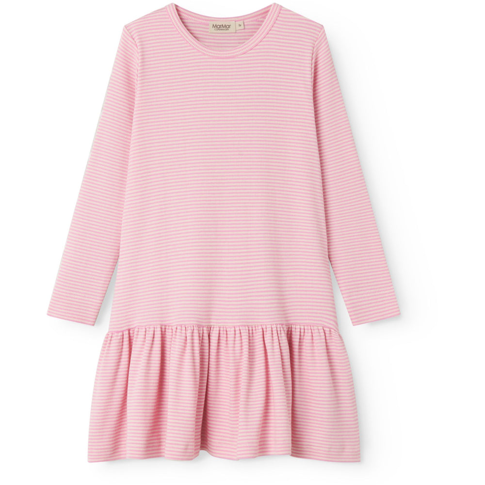 Køb MarMar Modal Fine Rib Pink Stripe Diro Kjole