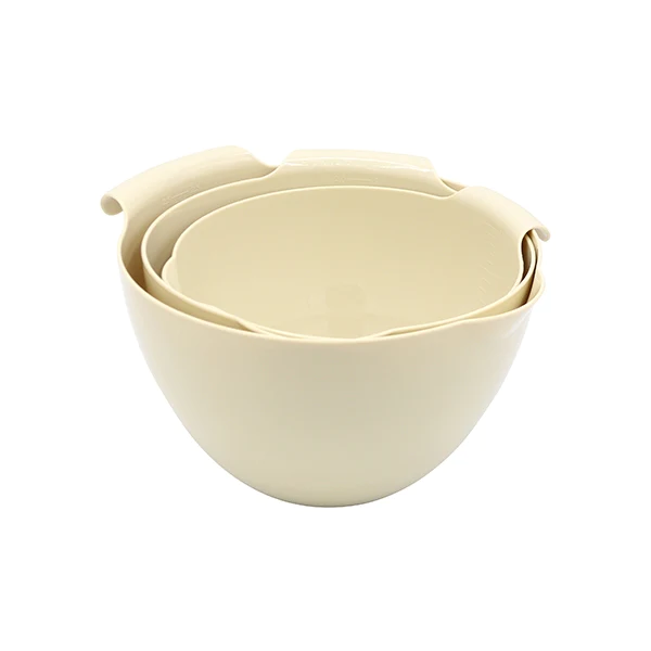 Set de 3 culs de poule en bioplastique 1,5, 2 et 2,5 L