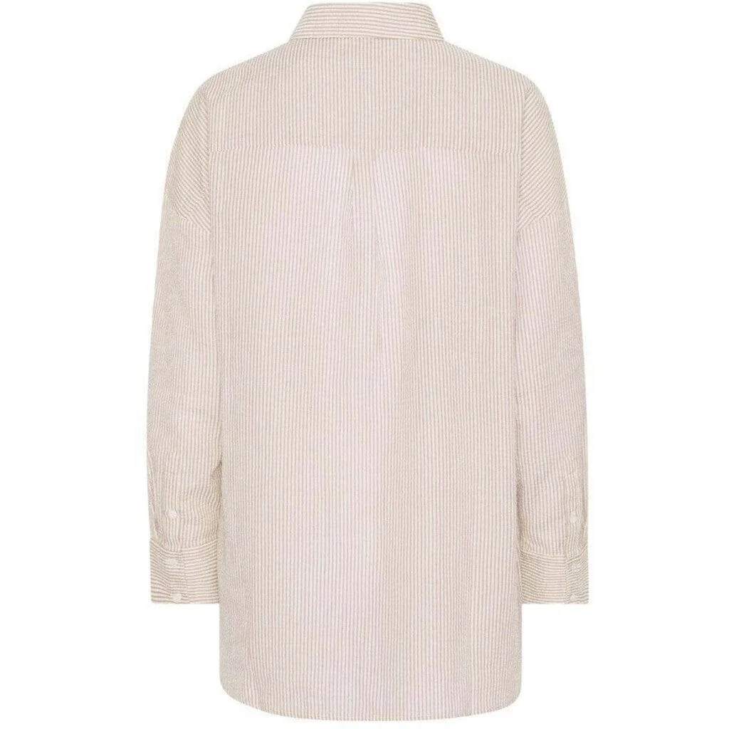 A-View Sonja Shirt 077 sand white