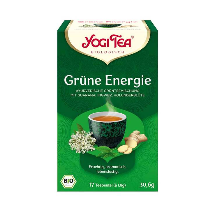 Yogi Tea Grüne Energie Bio, 17X1.8 g
