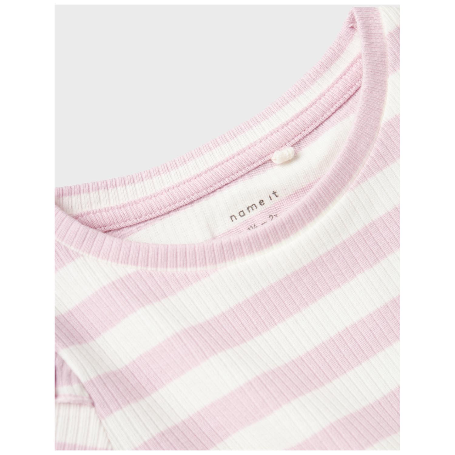 Name it peuter shirt lange mouwen strepen roze