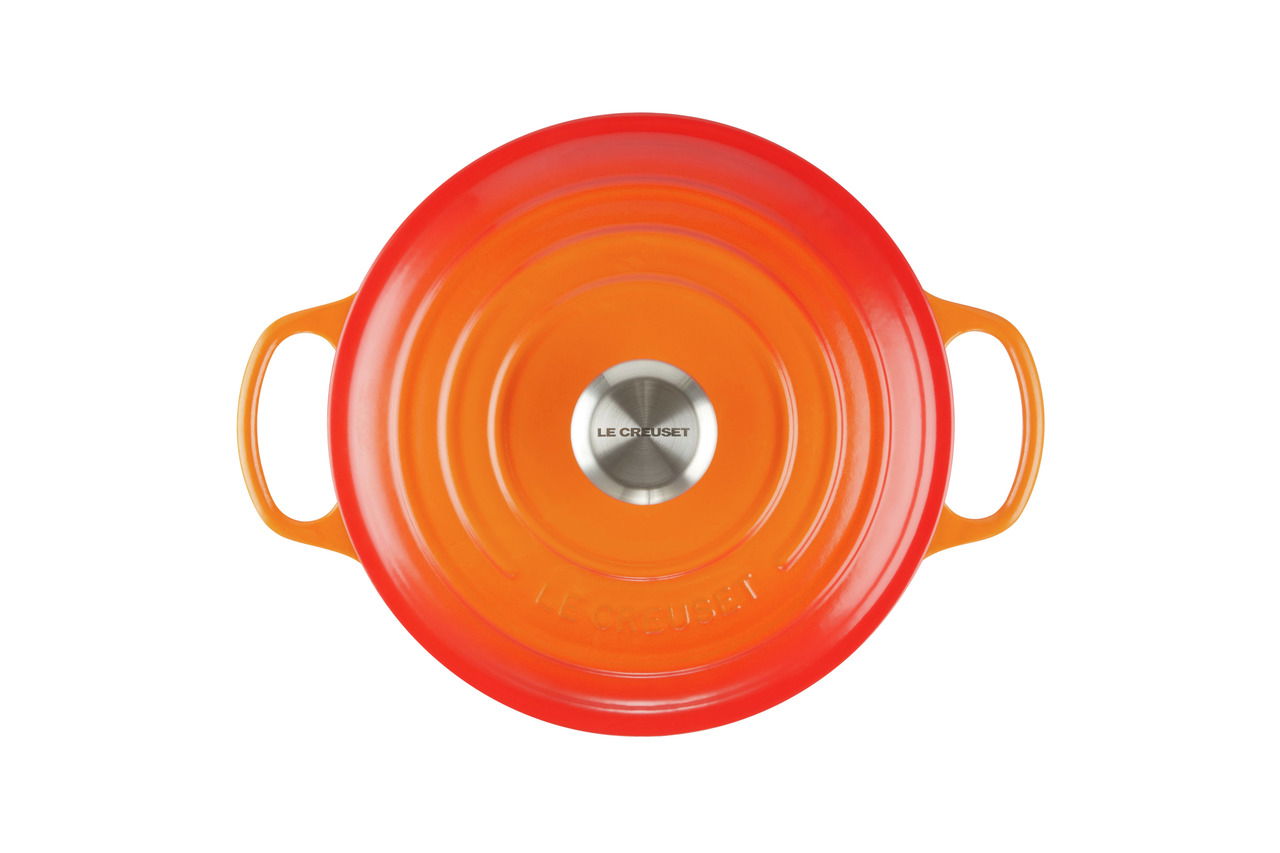 LE CREUSET Gourmet-Bräter 30cm Ofenrot SIGNATURE
